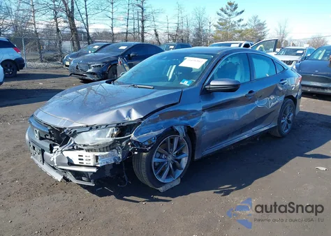 2021 Honda Civic Ex из США, поврежденный, VIN 19XFC1F3XME203662